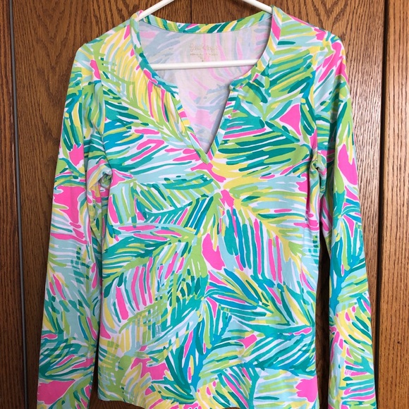 Lilly Pulitzer Kayleigh top in Tropical Storm - Picture 2 of 8